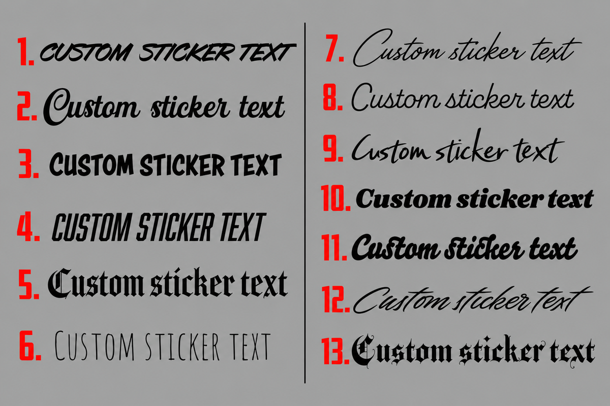STICKER PARE BRISE
