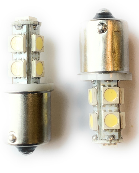 AMPOULE BA 15S 12-32V BLANC OU COULEURS