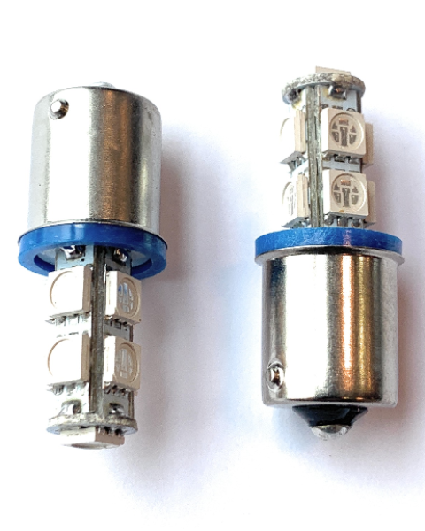 AMPOULE BA 15S 12-32V BLANC OU COULEURS